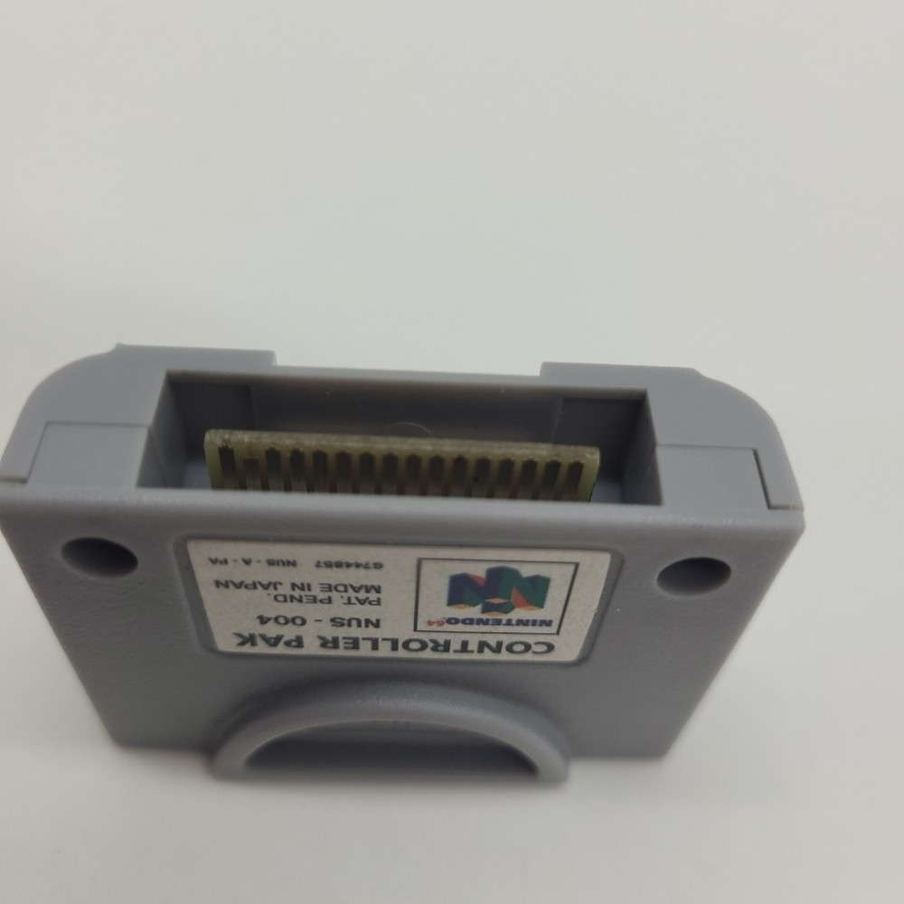 Nintendo 64 OEM Controller Pak NUS-004 Memory Card - Tested