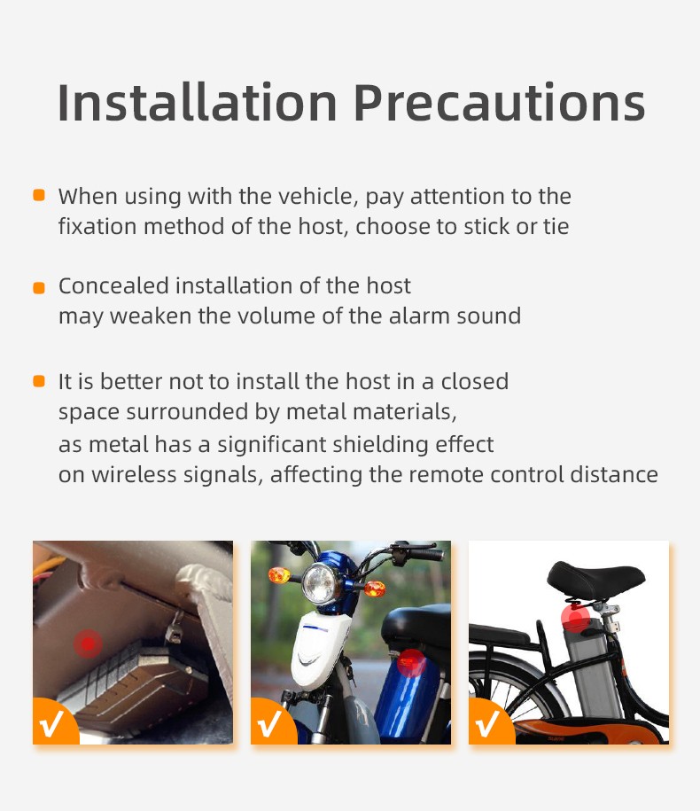 Pro-Wireless Security Vibration Motion Detector, 113 dB, Waterproof, Pocket Size