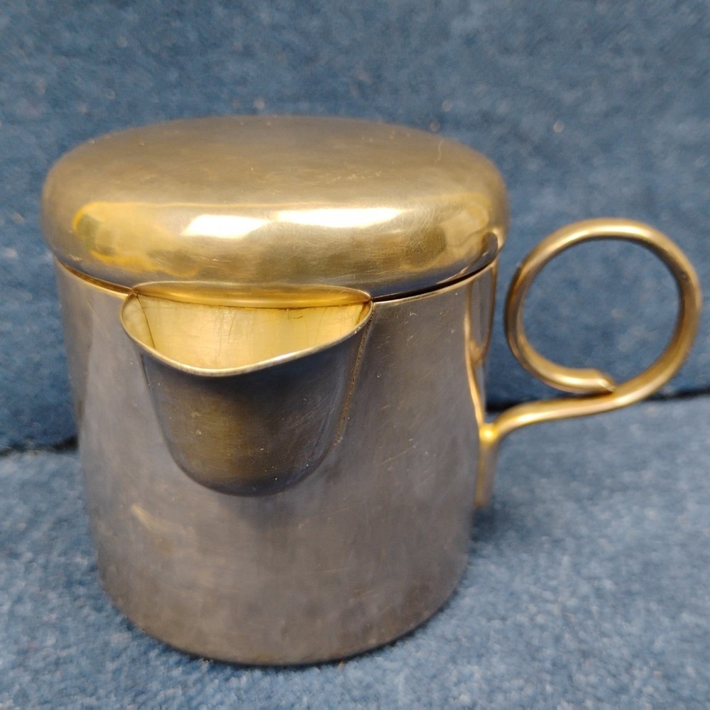 Antique Silverplated Creamer Sippy Cup Hallmark WMF, Germany - Early 1900s