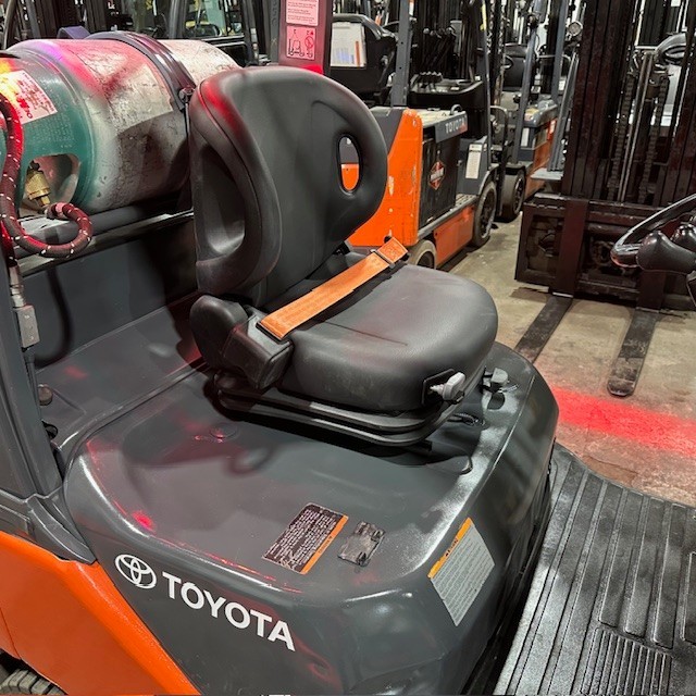 2020 Toyota 8FGCU30 6000lb Used Forklift LP Gas Triple Mast Sideshift 4978 Hours