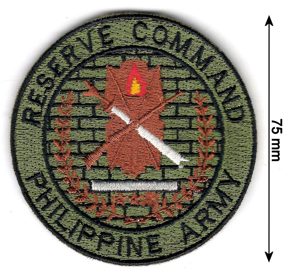 Philippine Philippines Army PA Reserve Command Embroidered Sleeve Patch