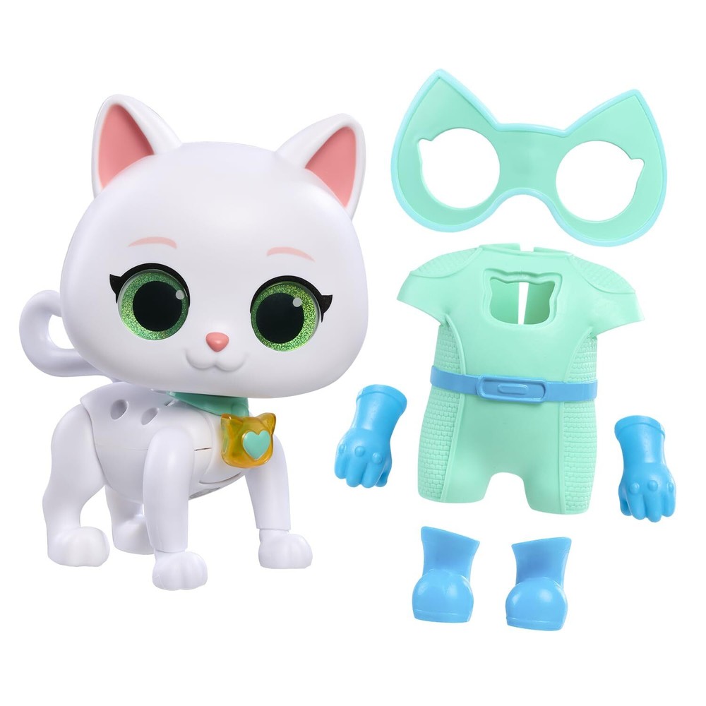 Disney Junior SuperKitties Cat Tastic Transforming Bitsy Toy Figure 8 Inch