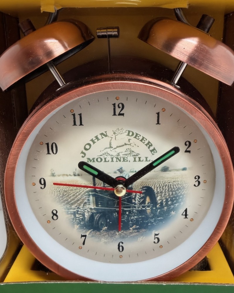 John Deere Twin Bell Alarm Clock