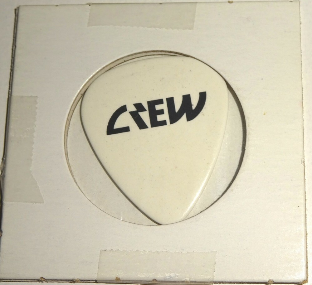 KISS Guitar Pick Alive 35 Concert Tour Tech CREW Black White 2008