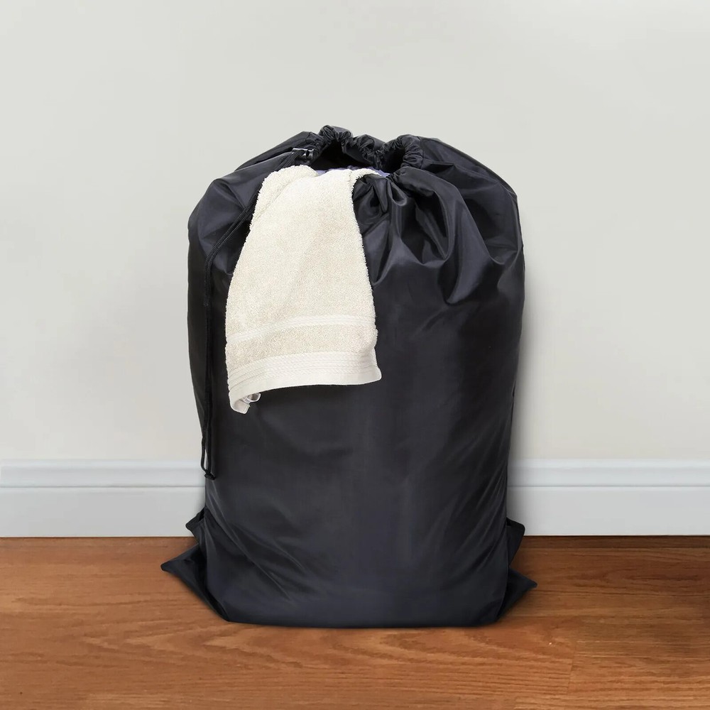 Large Laundry Backpack Bag Luggage Storage Shoulder Strap Heavy Duty Drawstring