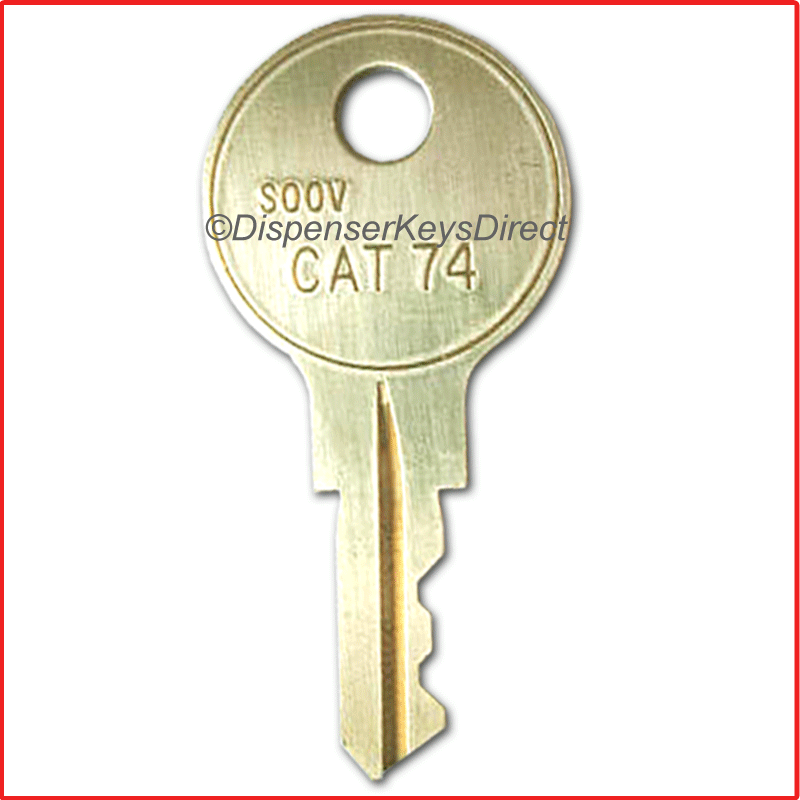 Bobrick CAT-74 Dispenser Key - (50/pc.) - Master Pack