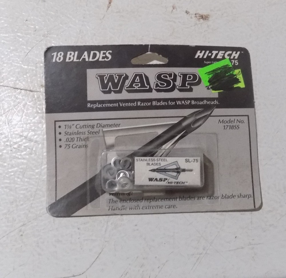 Wasp Replacement Broadhead Blades 1718ss Hi Tech
