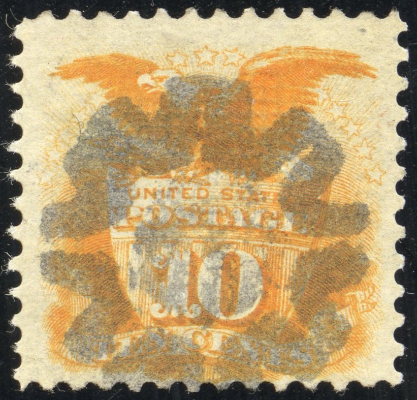 US Stamps # 116 Used VF Fancy Cancel Fresh Scott Value $110.00