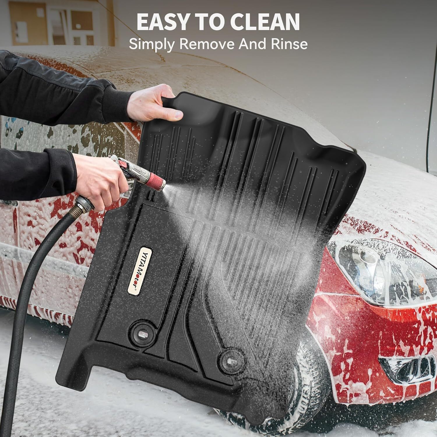 3D All Weather Floor Mats for Toyota Tacoma 2016-2023 Automatic Only Car Liners