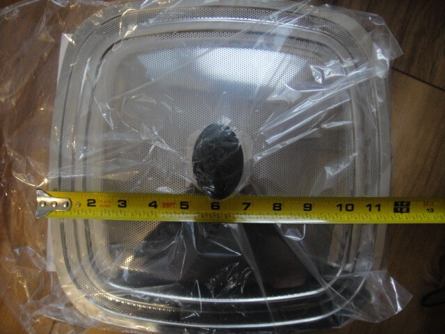 NIB Cook's Essentials Square Splatter-Less Lid