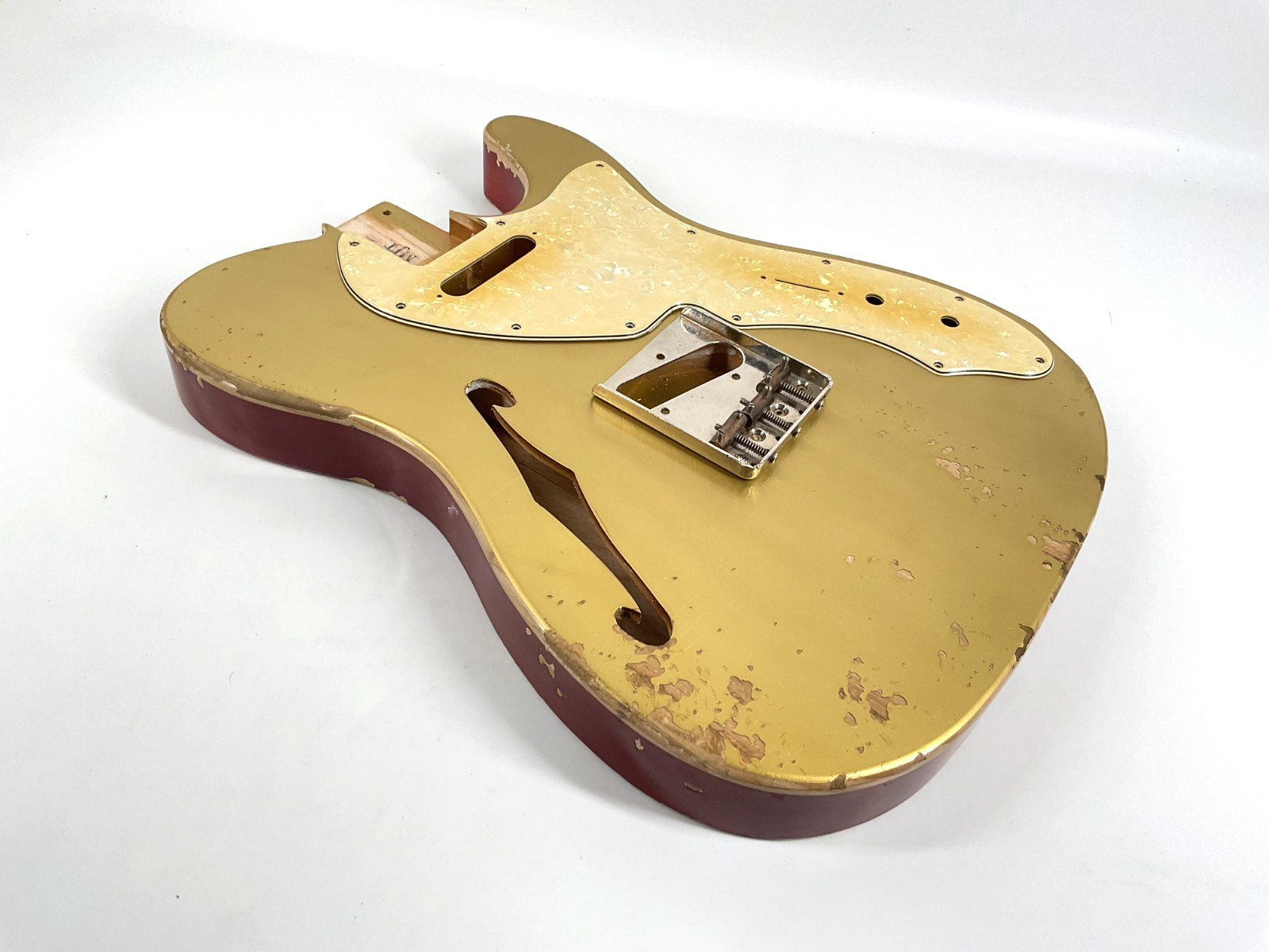 MJT Official Custom Vintage Aged Nitro Guitar Body by Mark Jenny VTL Ash Goldtop