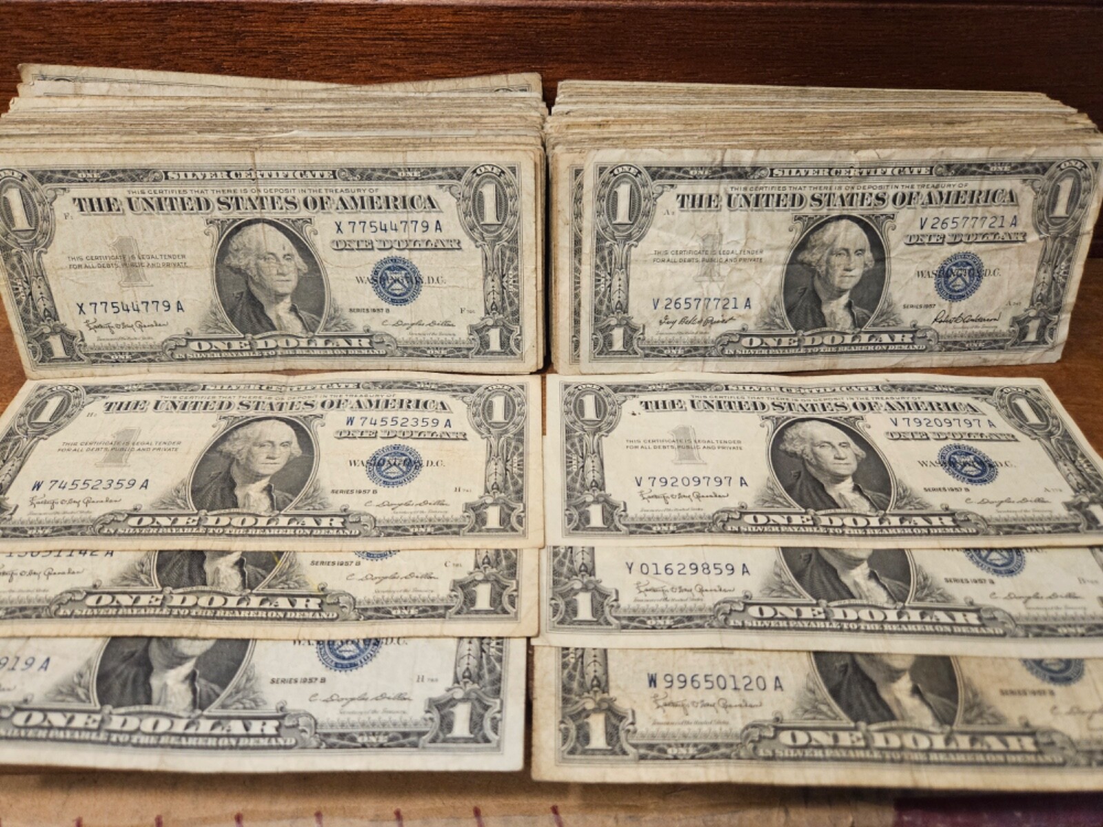 1935 or 1957 One Dollar Blue Seal Note Silver Certificate Old US Bill $1 Money