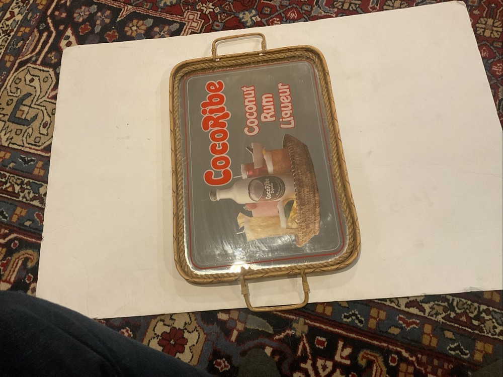 Coco Ribe  Coconut Rum Mirror/ Serving Tray.