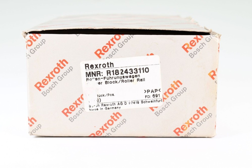 REXROTH R182433110, Runner Block/Roller Rail
