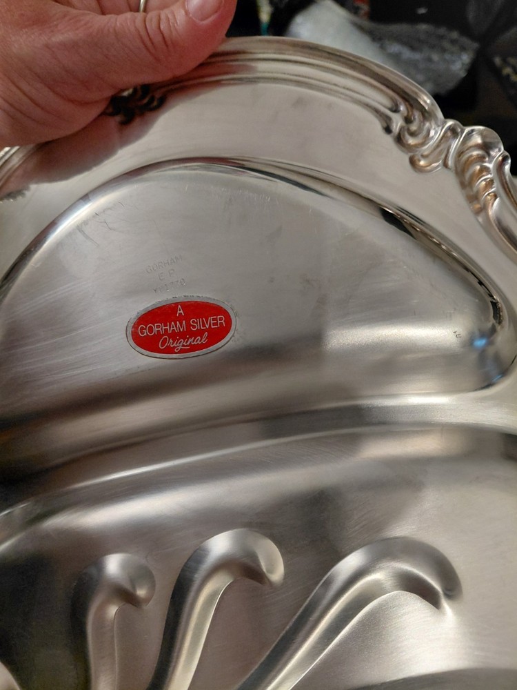 gorham silver original platter vintage