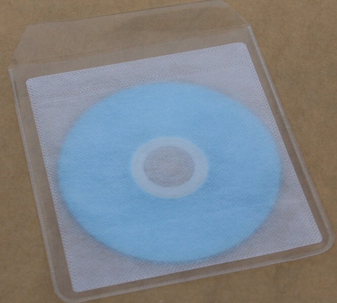 50 Double Sided Ameri Copy Blu Ray CPP Clear Sleeves W/2 Disc Woven