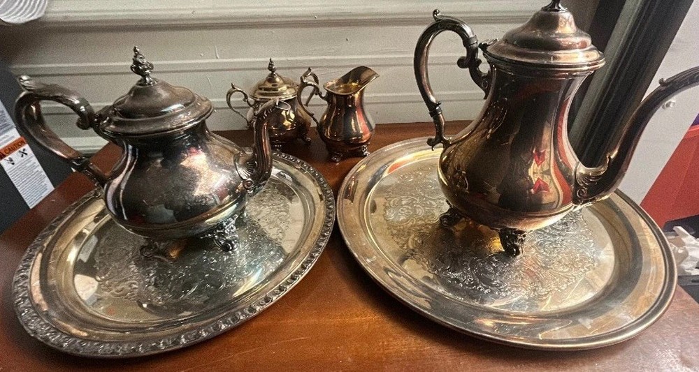 Gorham Silver Plated 5-Piece Tea Set