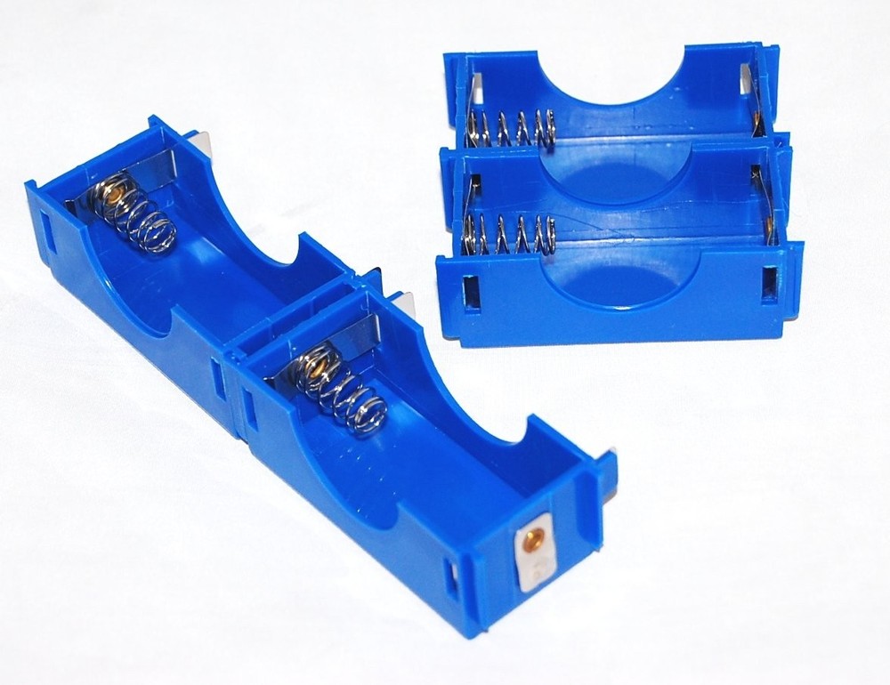 D-Cell Battery Holders 4-Pack for Parallel/Series Connections