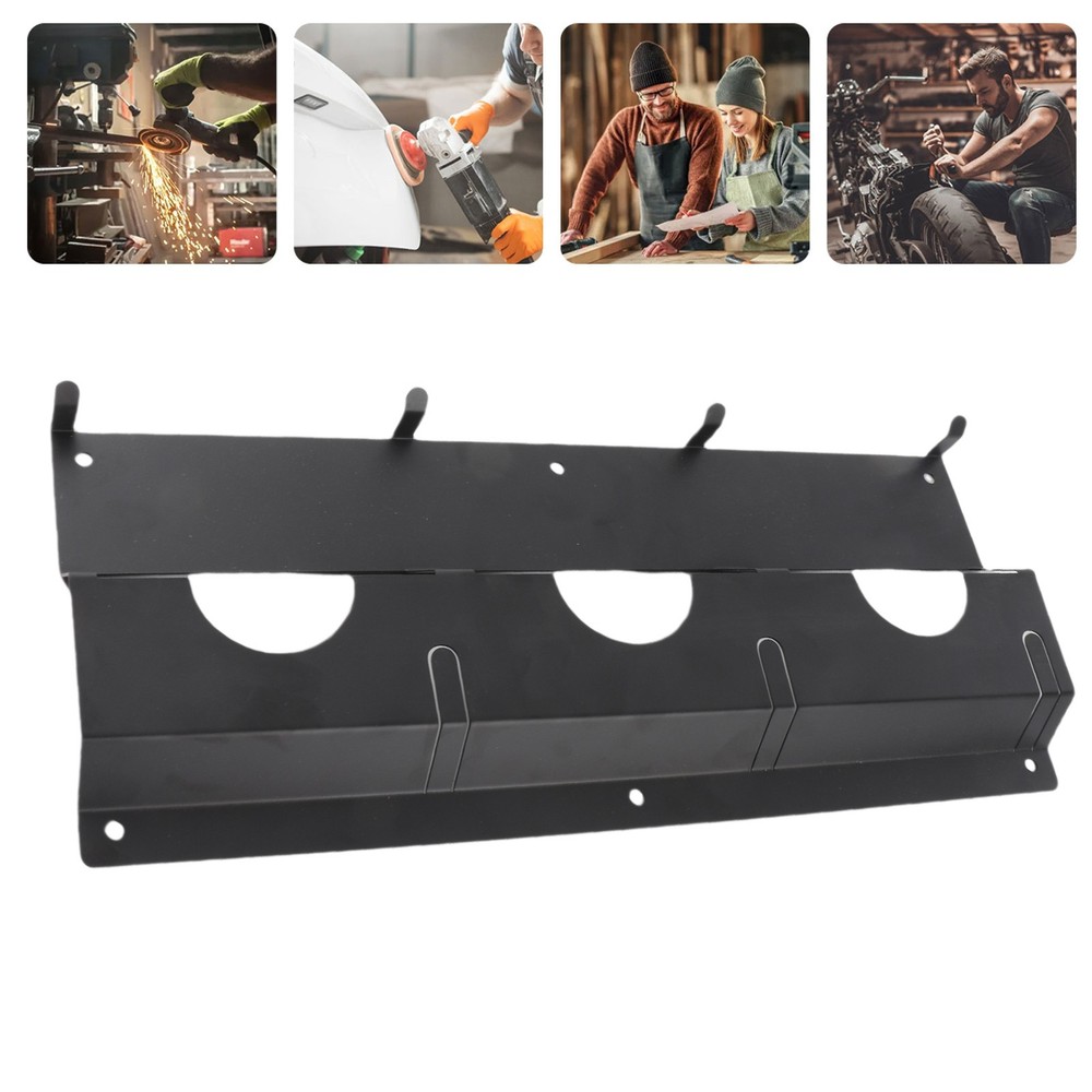 Heavy Duty Angle Grinder Wall Mount Bracket With Discs Hook For Garage Workshop