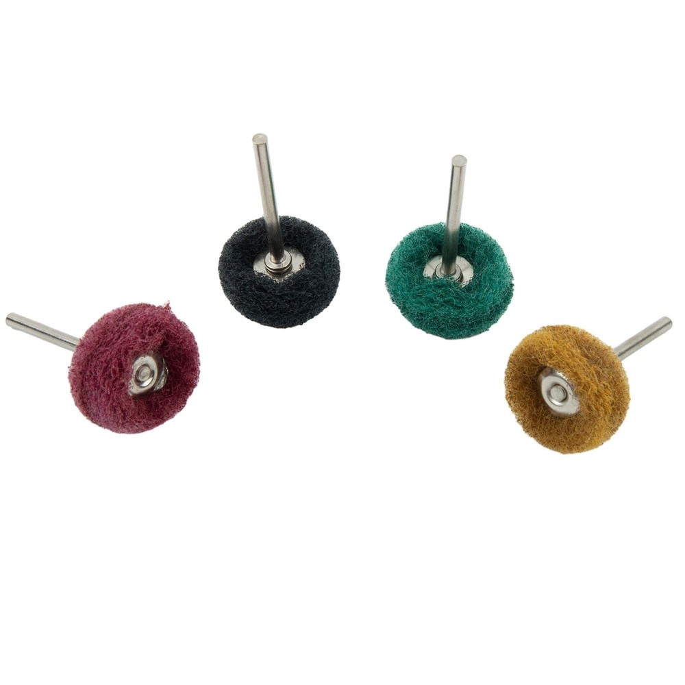 Effective Rust Deburring and Polishing with 4pcs Set Nylon Buffing Brush