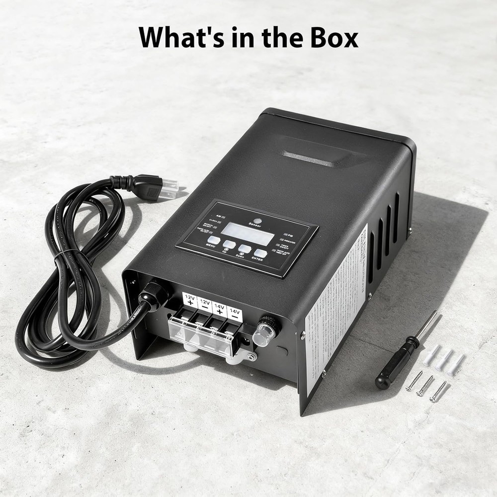 300W Low Voltage Landscape Transformer with Timer and Photocell Sensor