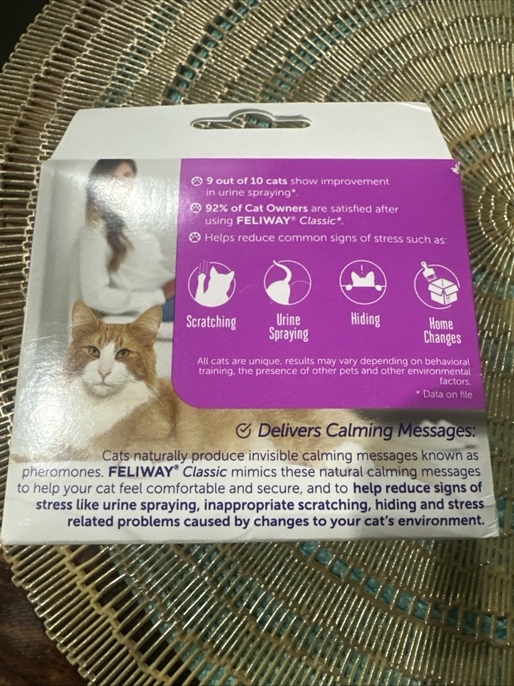 Feliway Classic Diffuser Refill 48 Ml Cat Constant Calming 2 Refills