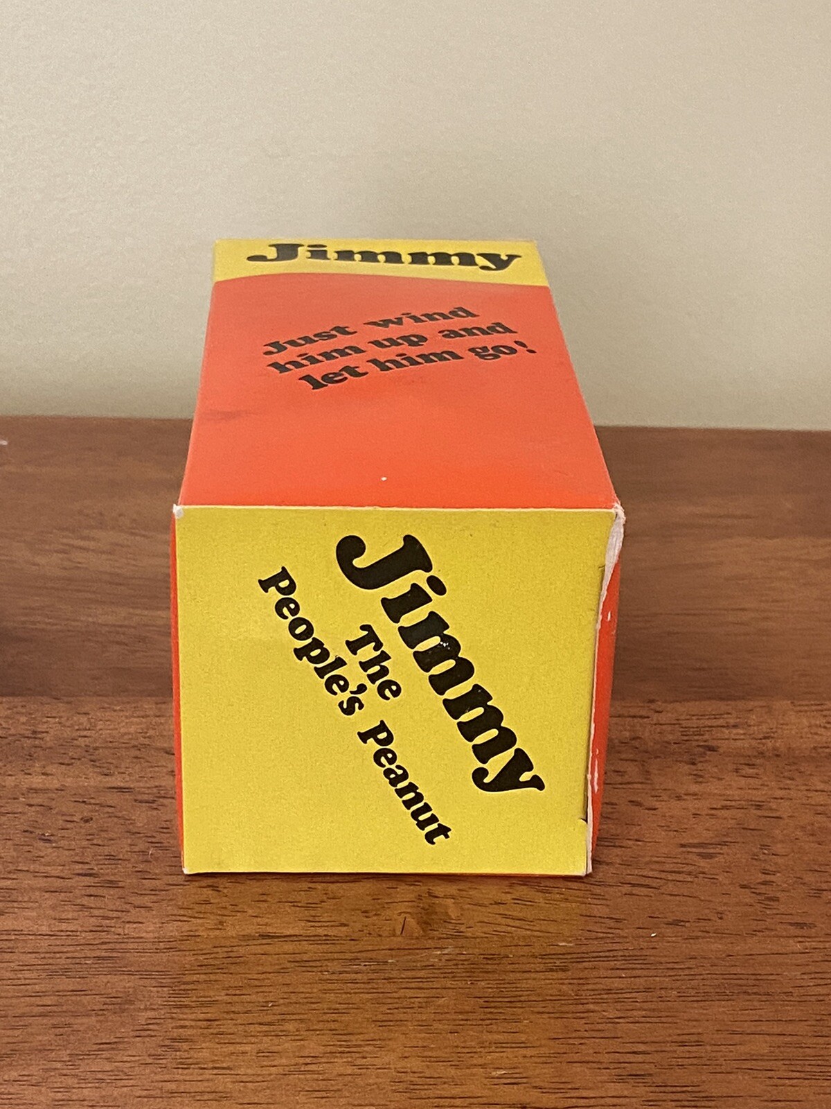 Jimmy Carter "Jimmy The Walking Peanut" Vintage Wind-Up Toy in its Original Box