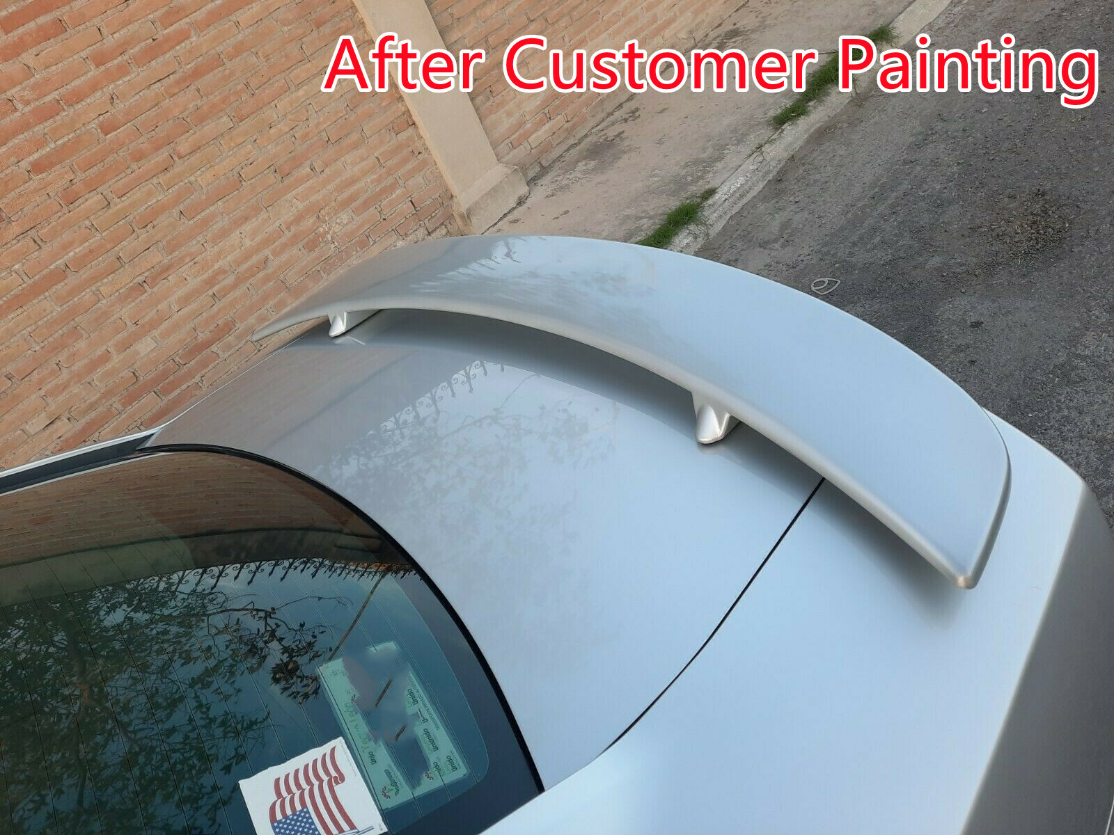 For 2011-2023 Dodge Charger Rear Trunk ABS Factory Spoiler Wing Matte Black