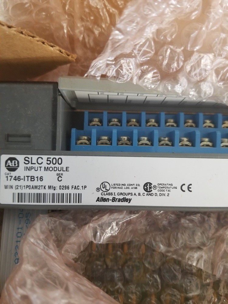 ALLEN-BRADLEY 1746-ITB16 SER C USED INPUT MODULE 1746ITB16