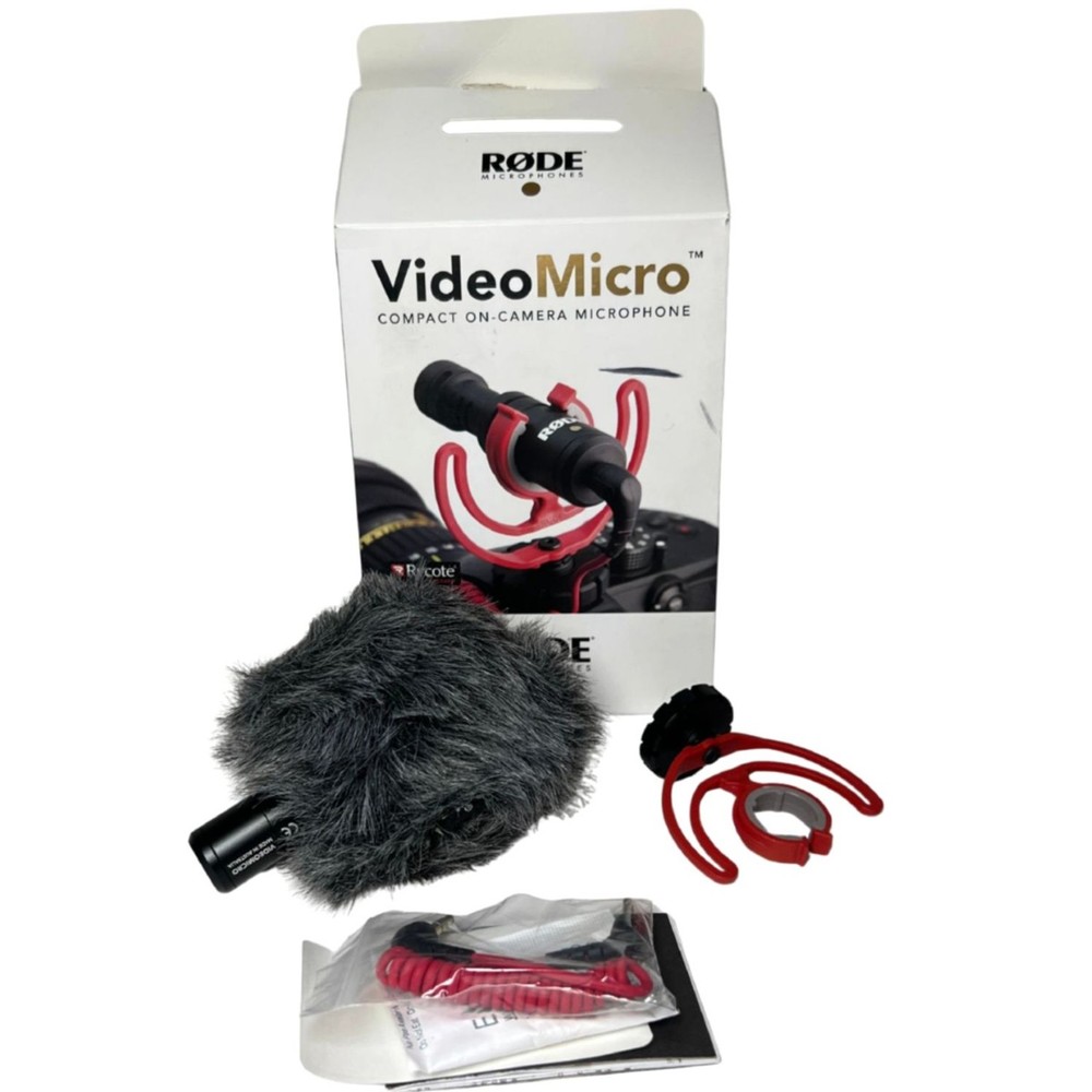 RØDE Rode VideoMicro Compact On-Camera Microphone Wind Shield & Accessories
