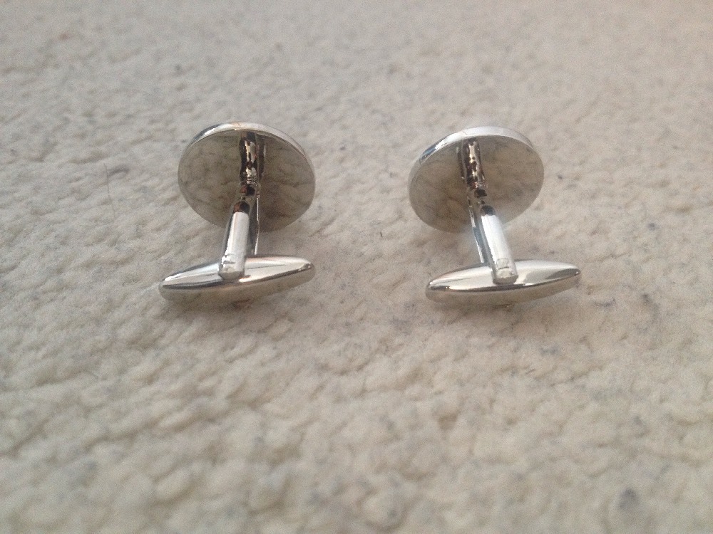 £100 Poker Chip Cufflinks
