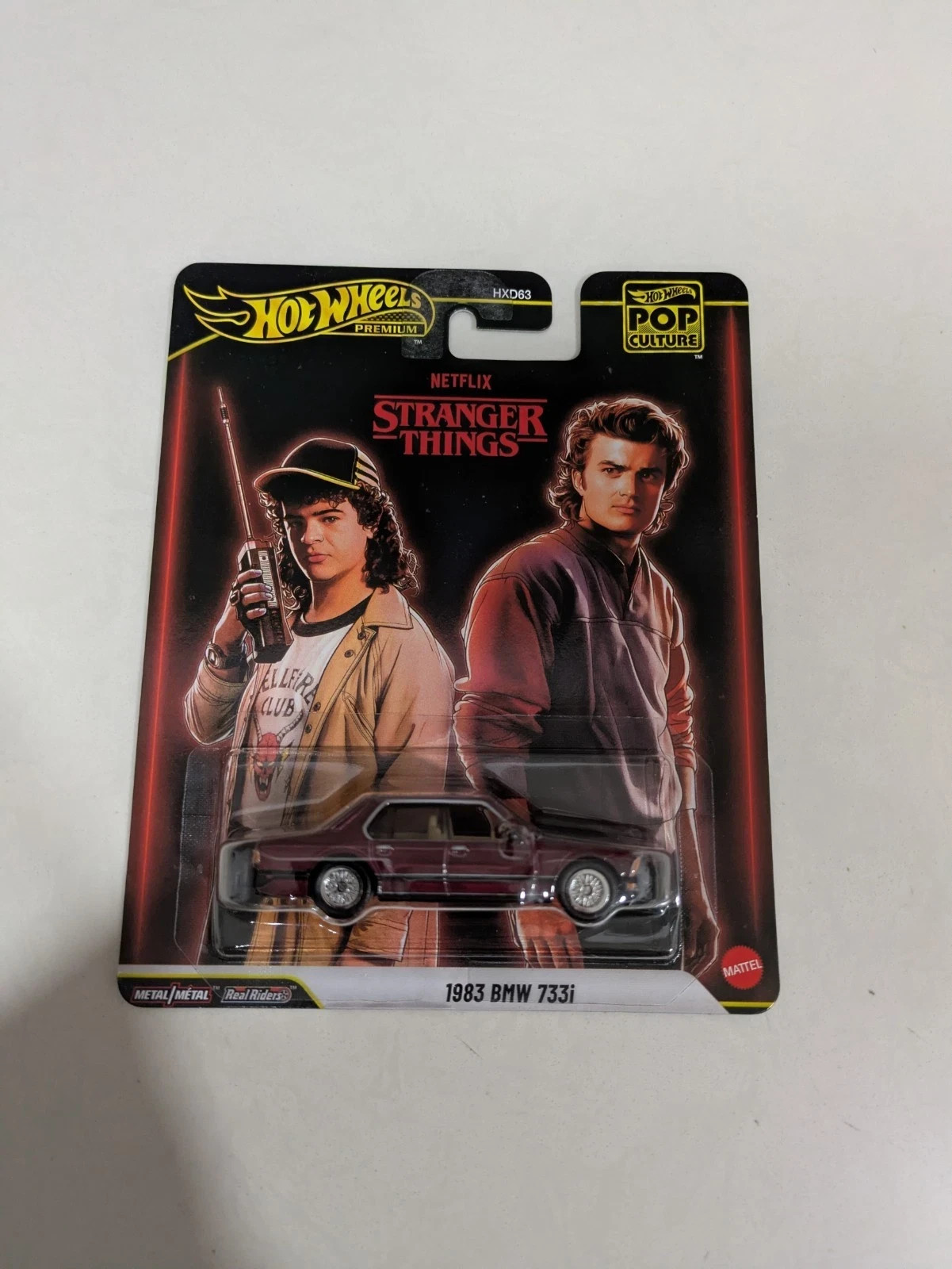 HOT WHEELS PREMIUM 2025 POP CULTURE STRANGER THINGS 1983 BMW 733i Ships Fast!