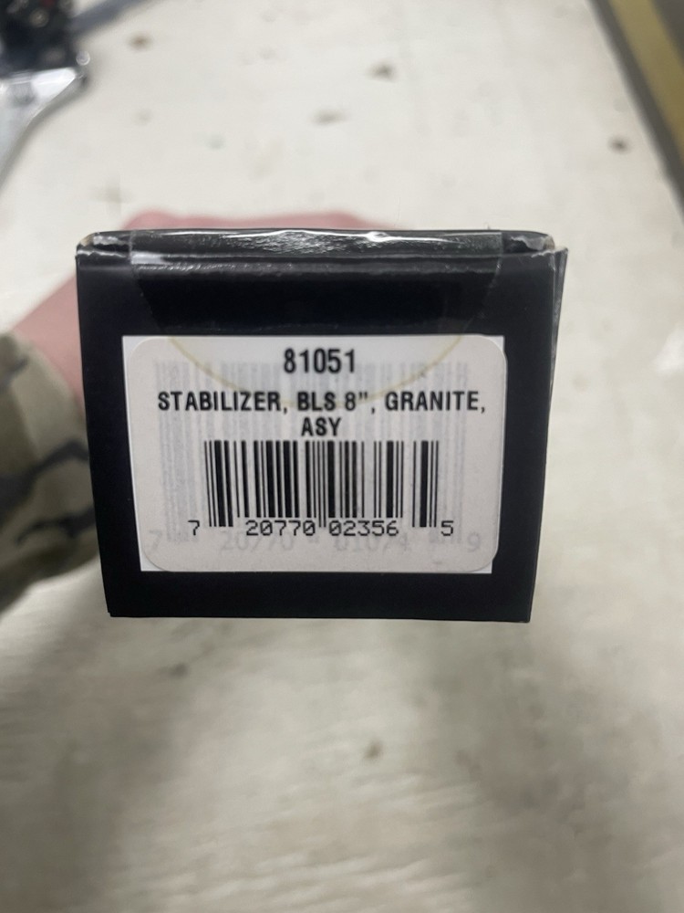 Mathews Bridge-Lock Stabilizer 8 Inch Granite for Compound Bow