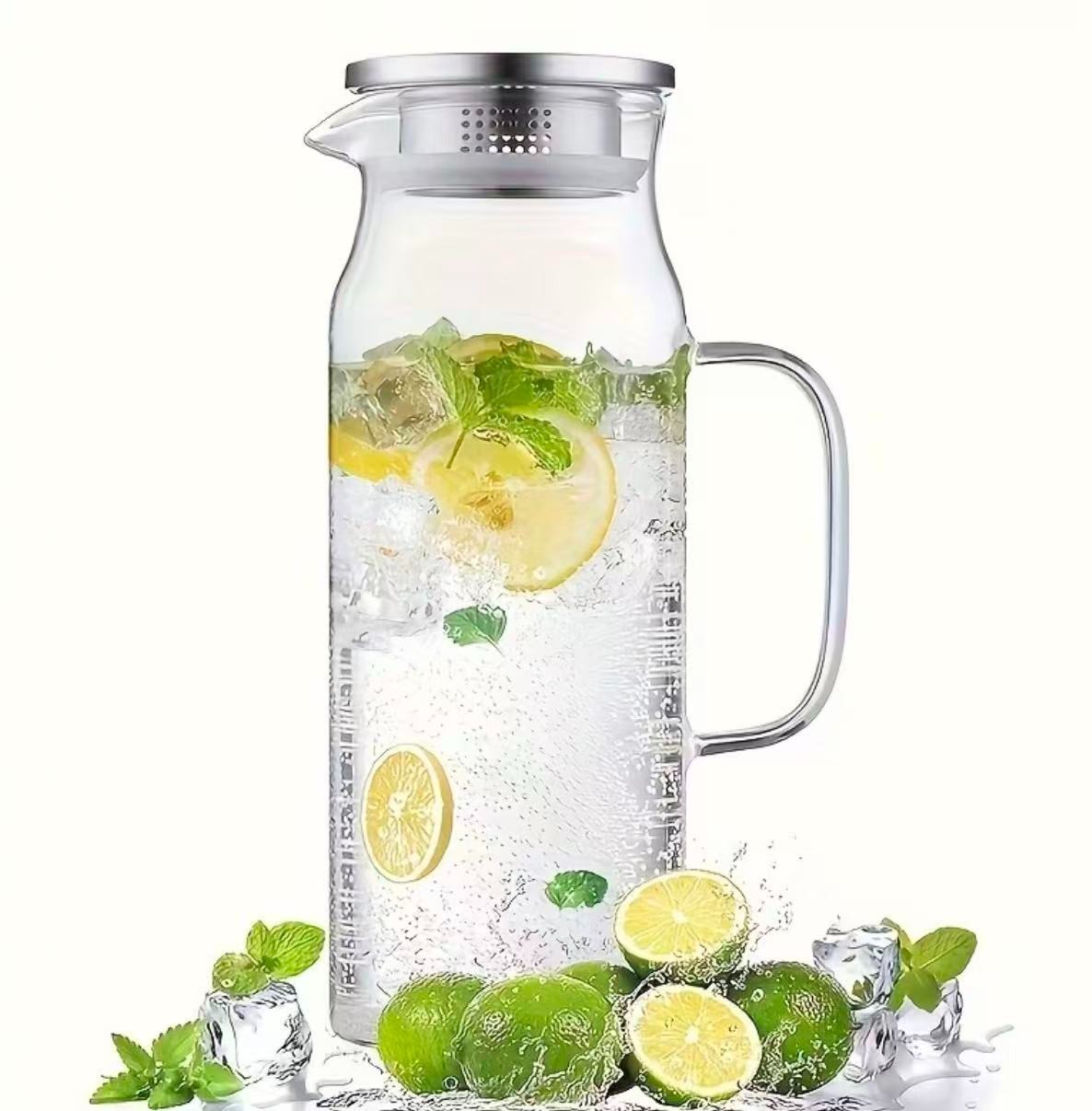 50 OZ Large Capacity Borosilicate Glass Teapot