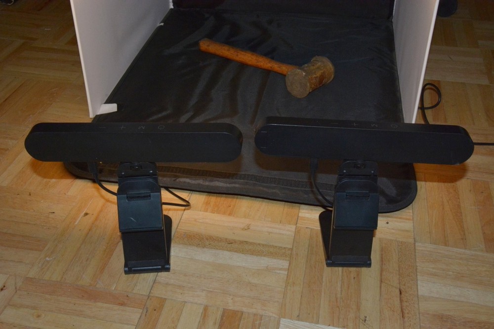 Sunpak ebox portable Folding studio 20"x20" lightbox w/variable digital lighting