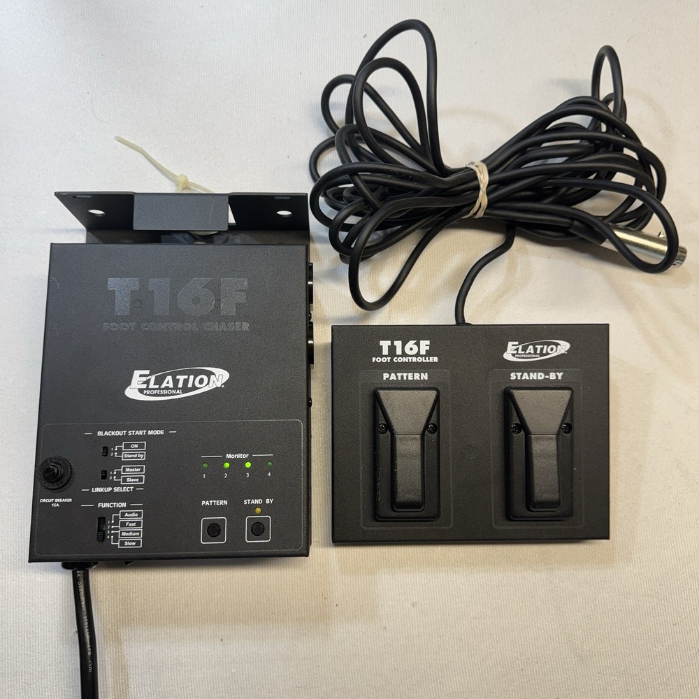 Elation Pro T16F Foot Control Chaser And Controller Pattern Stand-by Working