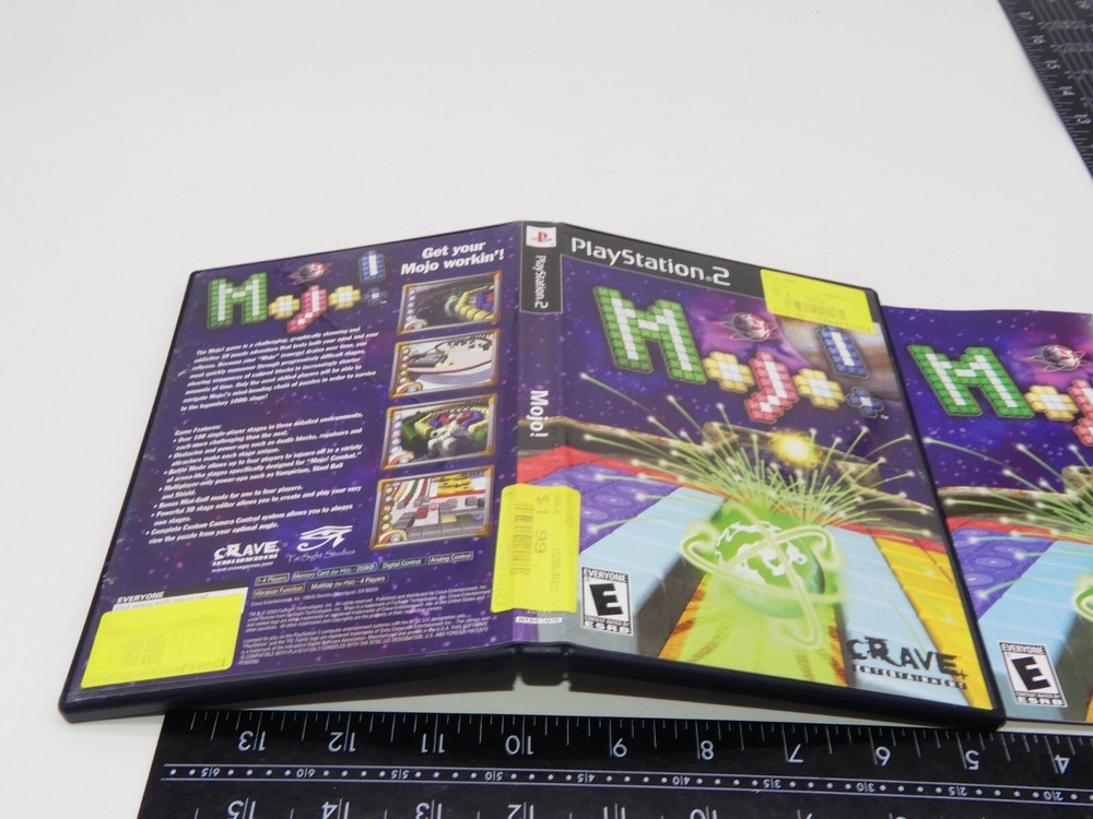 Authentic Mojo! Playstation 2 PS2 Case & Manual No Game