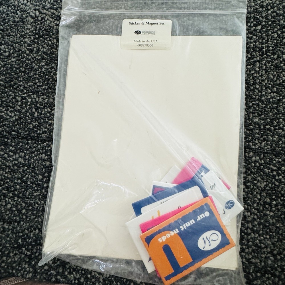 Creative Memories Stickers And Magnet Set
