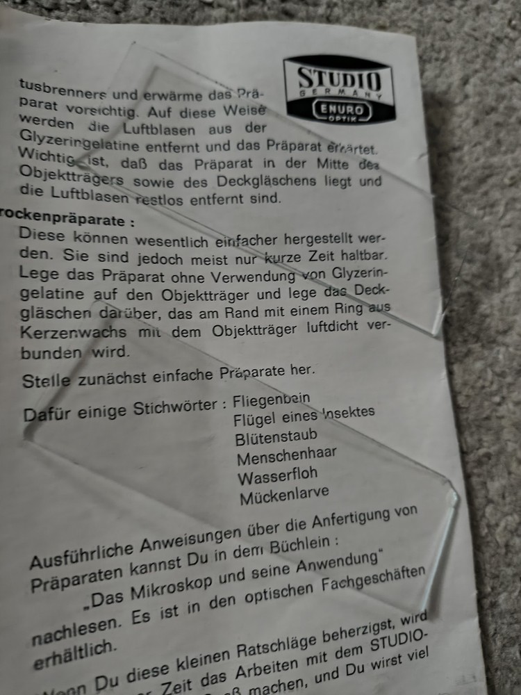 Microscope West Germany vintage