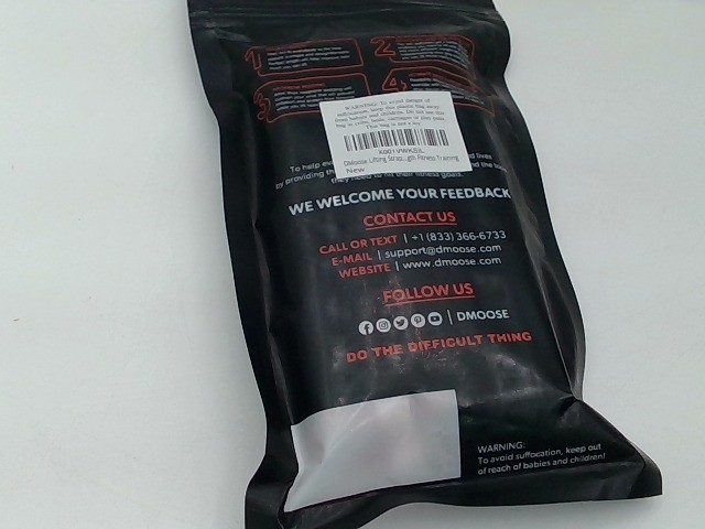 DMoose Weight Lifting Straps Gym Workout Training Weightlifting Wrist Support