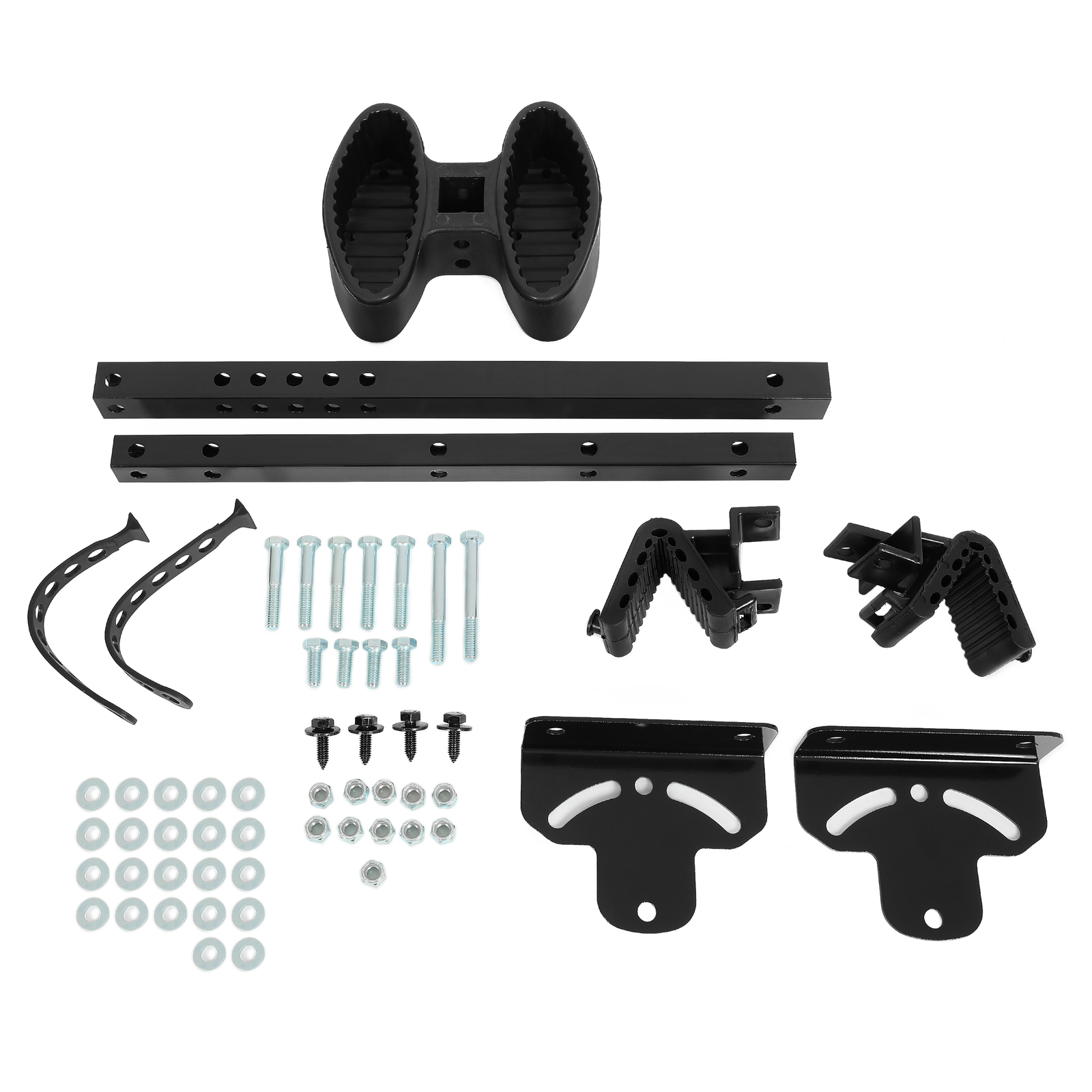 Fully Adjustable UTV Gun Mount Rack Adjustable Height Rifle Shotgun Holder