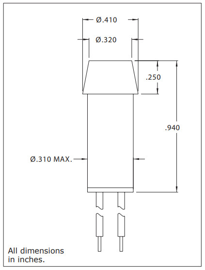 NEW IDI 2990D1 RED INDICATOR LIGHT 12 VOLT