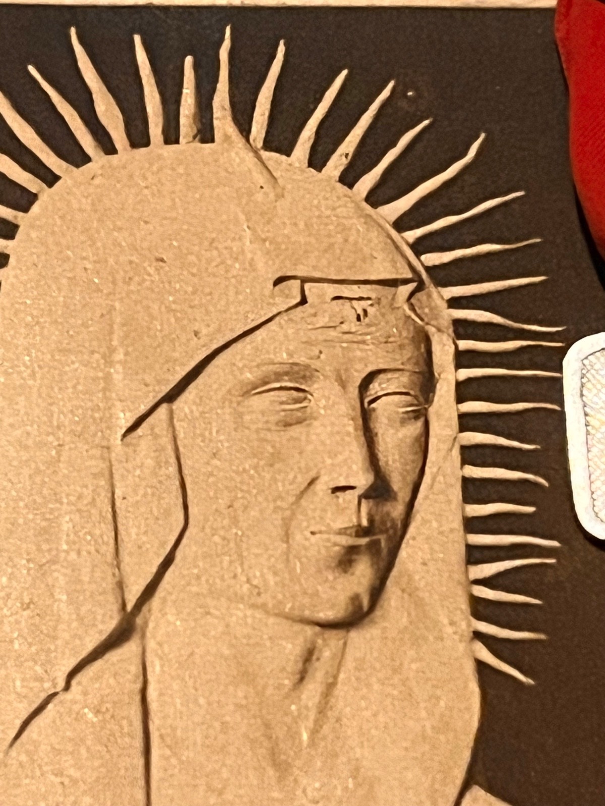 RARE SPECIAL RELIC / EX-VOTO S. Rita : stunning with Sterling Silver heart !!!