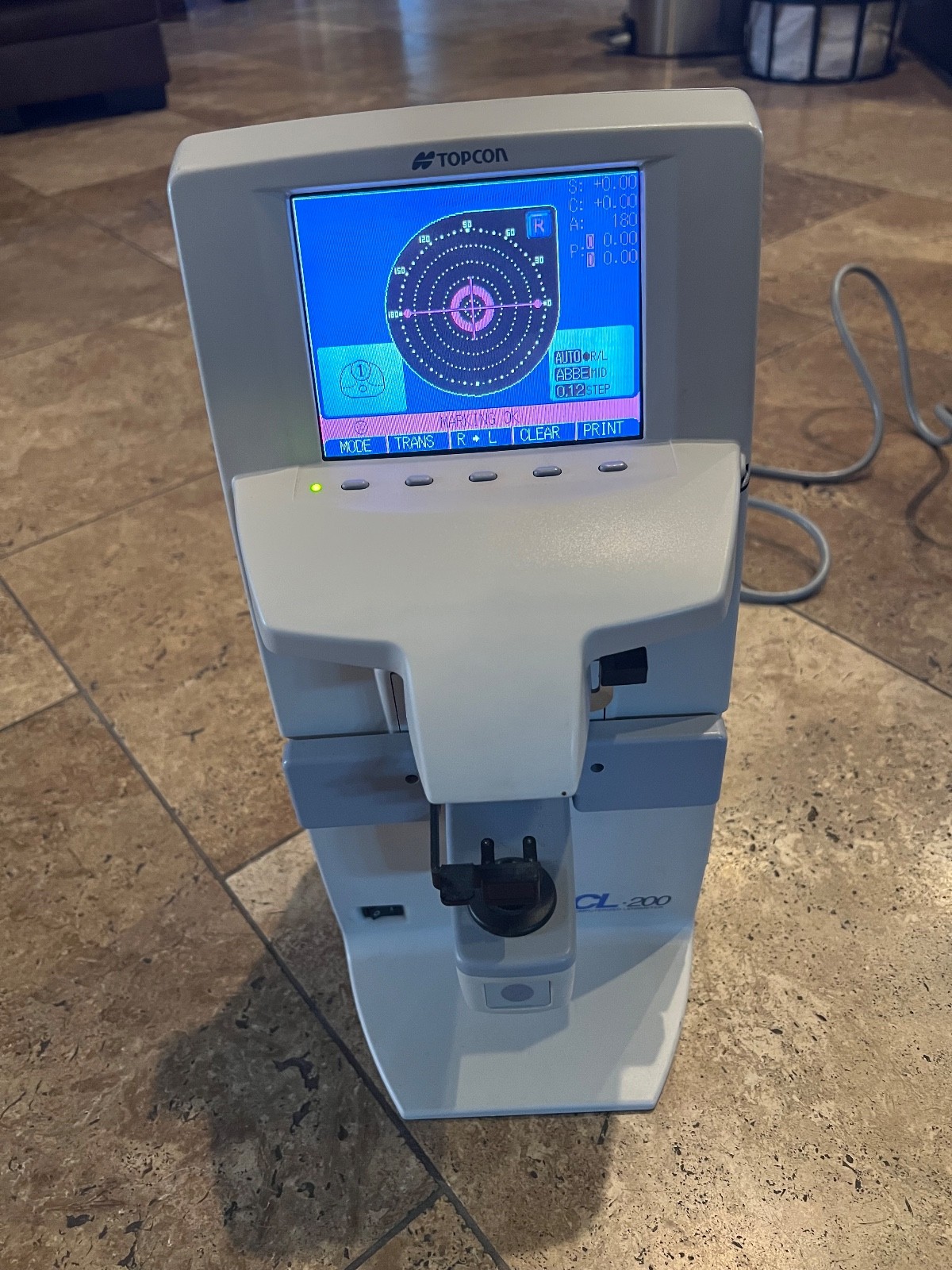 Topcon CL-200 Auto Lensmeter with Built-in Printer