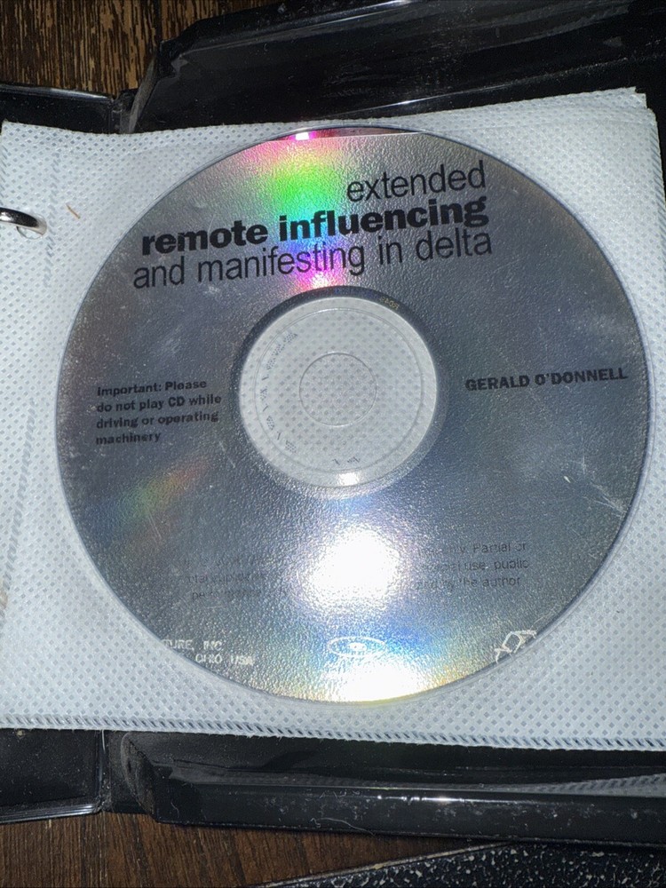 GERALD O'DONNELL "ARVARI Remote Influencing" *Missing 2 Discs* Please READ