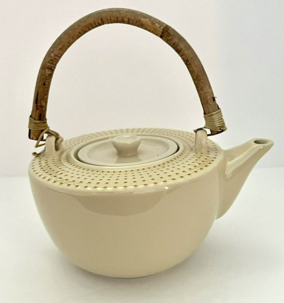 Studio Nova Separates Champagne Teapot w/ Bamboo Handle PR303