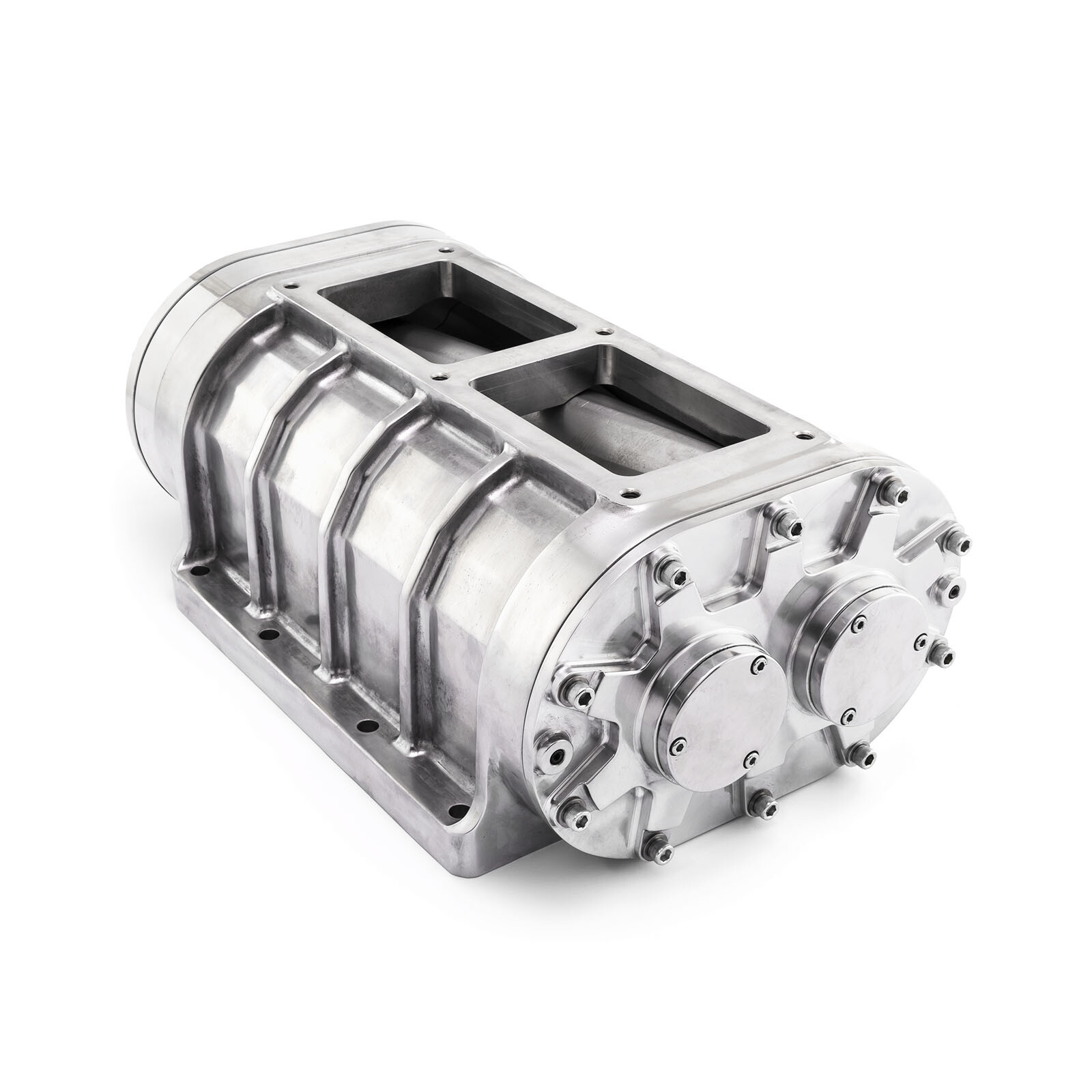 6-71 Polished Blower Roots Supercharger 3 Lobe Twisted Rotors