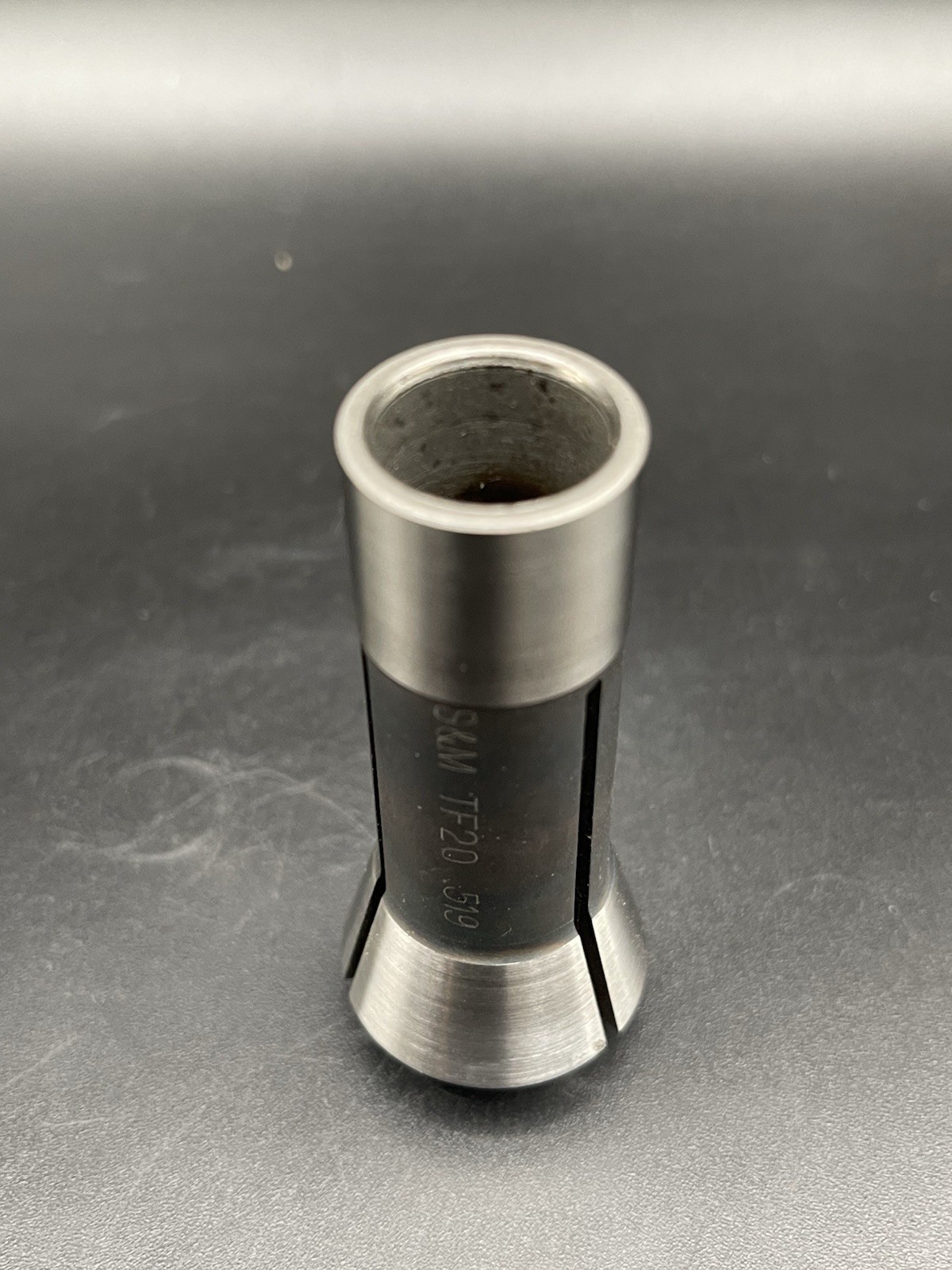 Southwick & Meister S&M TF20 Size .519 (0.519) Steel Collet Grooved Bore TF-20