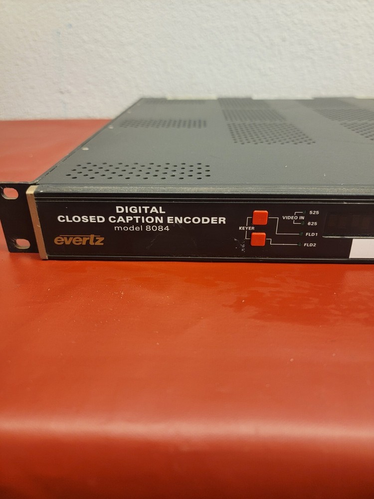 Evertz Model 8084 Digital Closed Captioning Encoder. Fast Shipping!