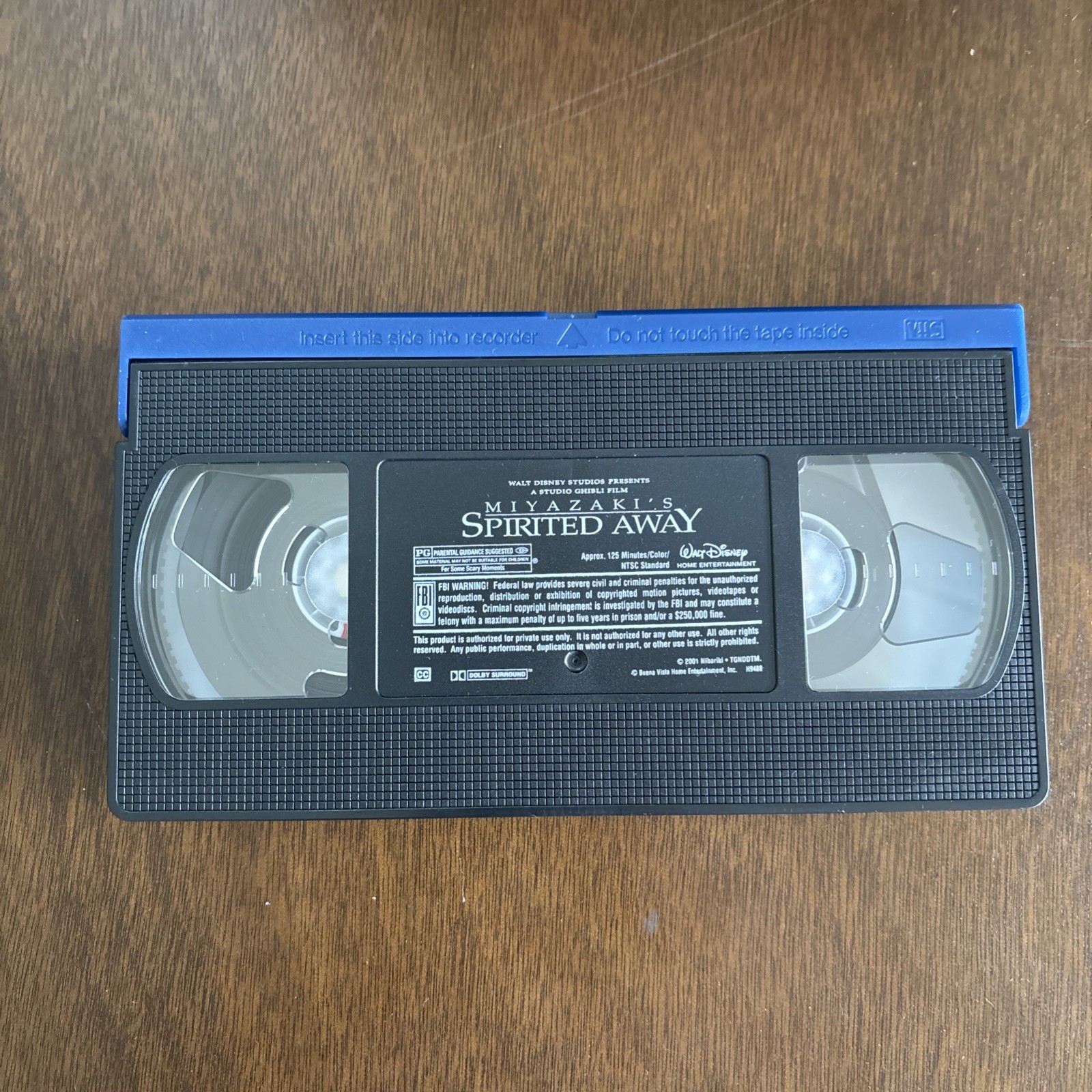 Spirited Away (VHS, 2001) Clamshell Case Rare HTF Tested J